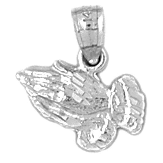 Sterling Silver Praying Hands Pendant