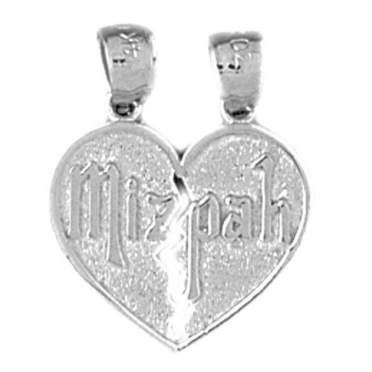 Sterling Silver Mizpah Pendant