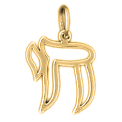 Yellow Gold-plated Silver Chais Pendant