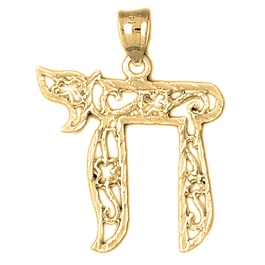 Yellow Gold-plated Silver Chais Pendant