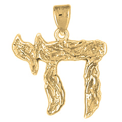 Yellow Gold-plated Silver Chais Pendant