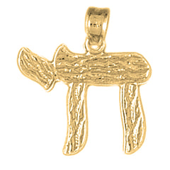 Yellow Gold-plated Silver Chais Pendant