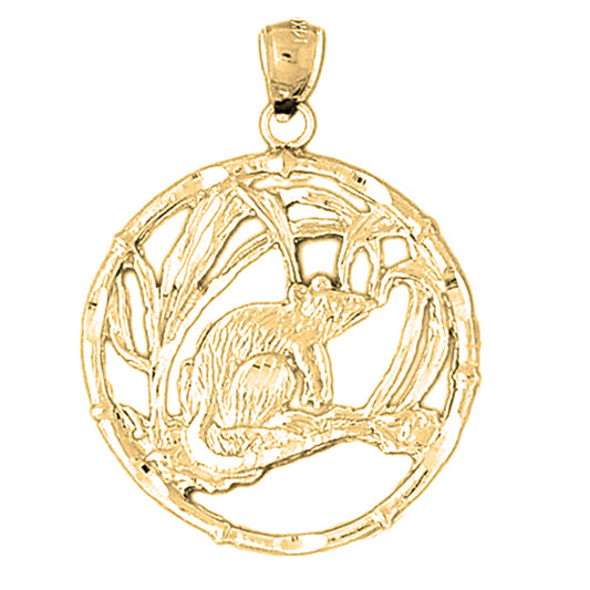 10K, 14K or 18K Gold Chinese Zodiacs - Mouse Pendant