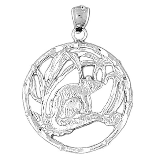 Sterling Silver Chinese Zodiacs- Mouse Pendant