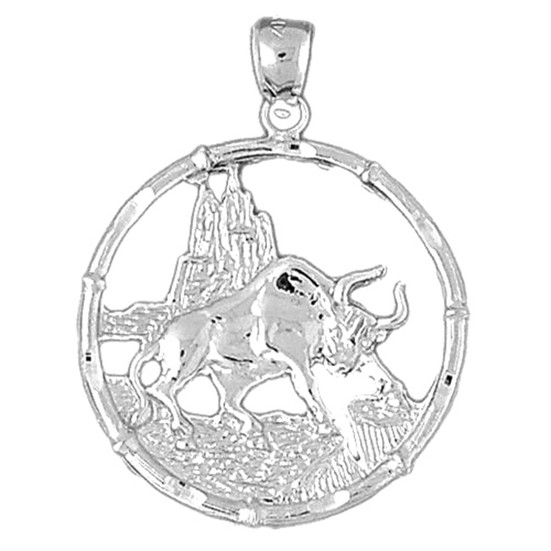 Sterling Silver Chinese Zodiacs -Tiger Pendant