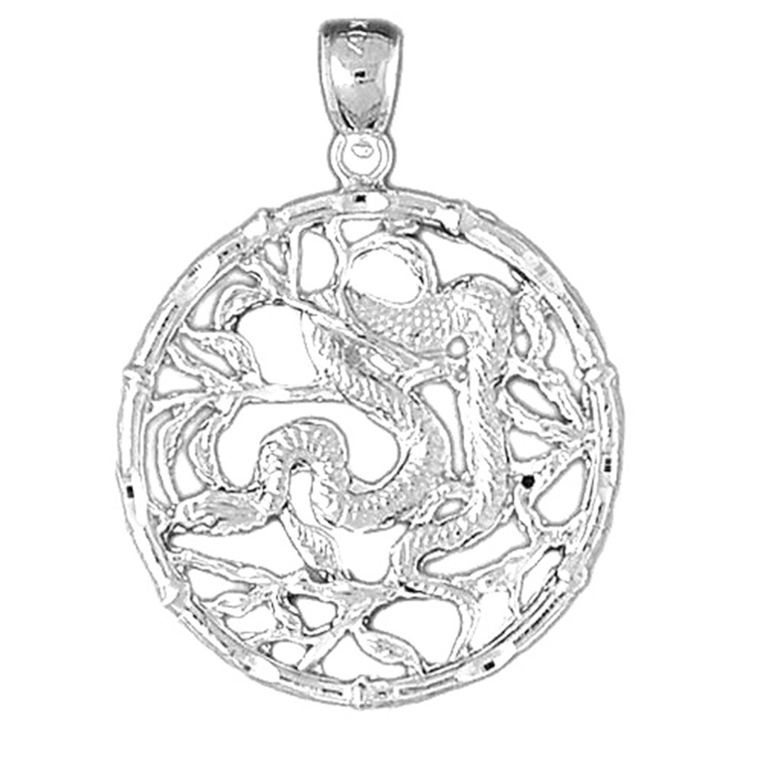 Sterling Silver Chinese Zodiacs - Snake Pendant