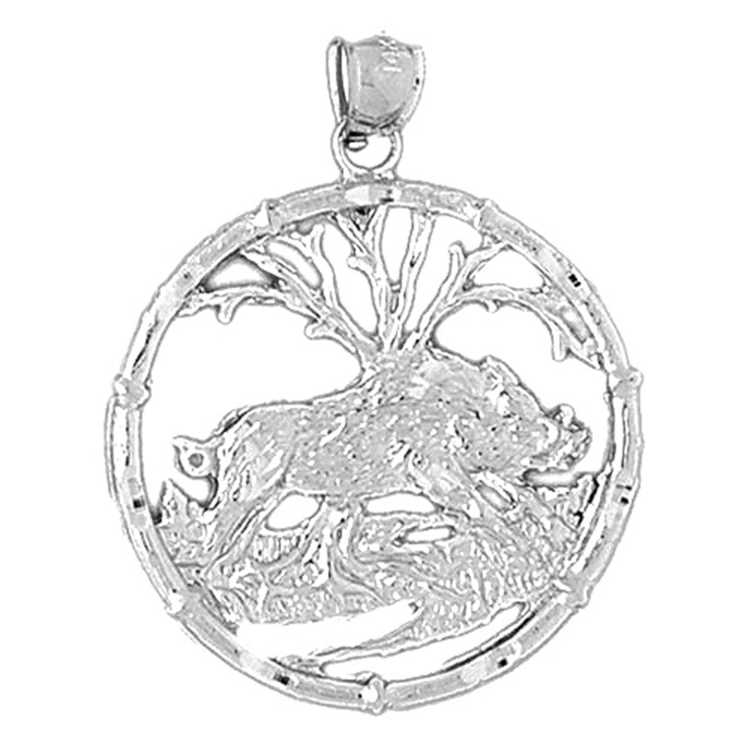 Sterling Silver Chinese Zodiacs- Boar Pendant