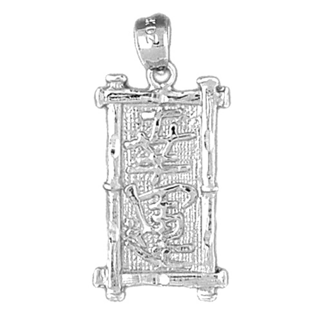 Sterling Silver Chinese Zodiacs - Good Luck Pendant