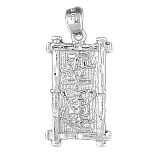 Sterling Silver Chinese Zodiacs - Good Luck Pendant