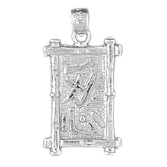 Sterling Silver Chinese Zodiacs - Patience Pendant