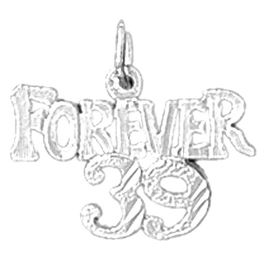 Sterling Silver Forever 39, Forever Thirty Nine Pendant