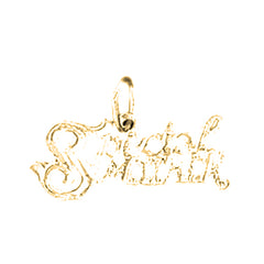 Yellow Gold-plated Silver Special Mother Pendant