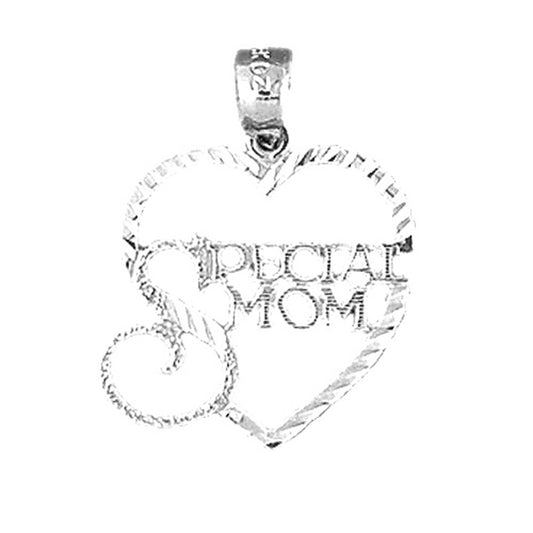Sterling Silver Special Mom Pendant