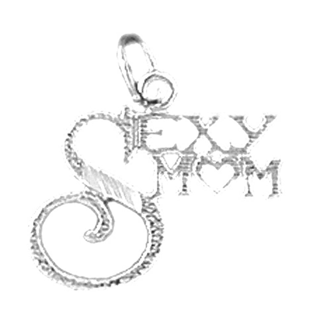 Sterling Silver Sexy Mom Pendant