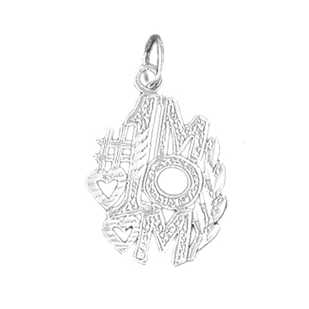 Sterling Silver #1 Mother Pendant