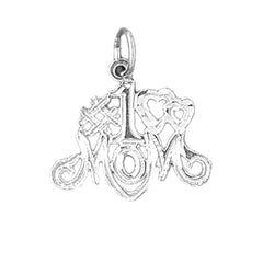 Sterling Silver #1 Mother Pendant