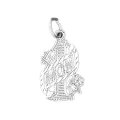 Sterling Silver #1 Mom Pendant