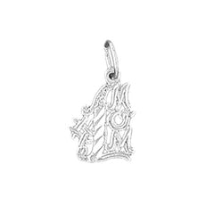 Sterling Silver #1 Mom Pendant