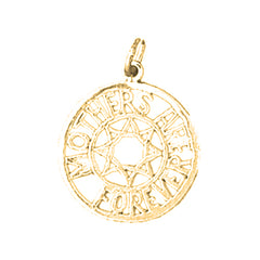 Yellow Gold-plated Silver Mothers Are Forever Pendant