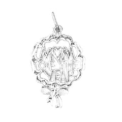 Sterling Silver Best Mom Pendant