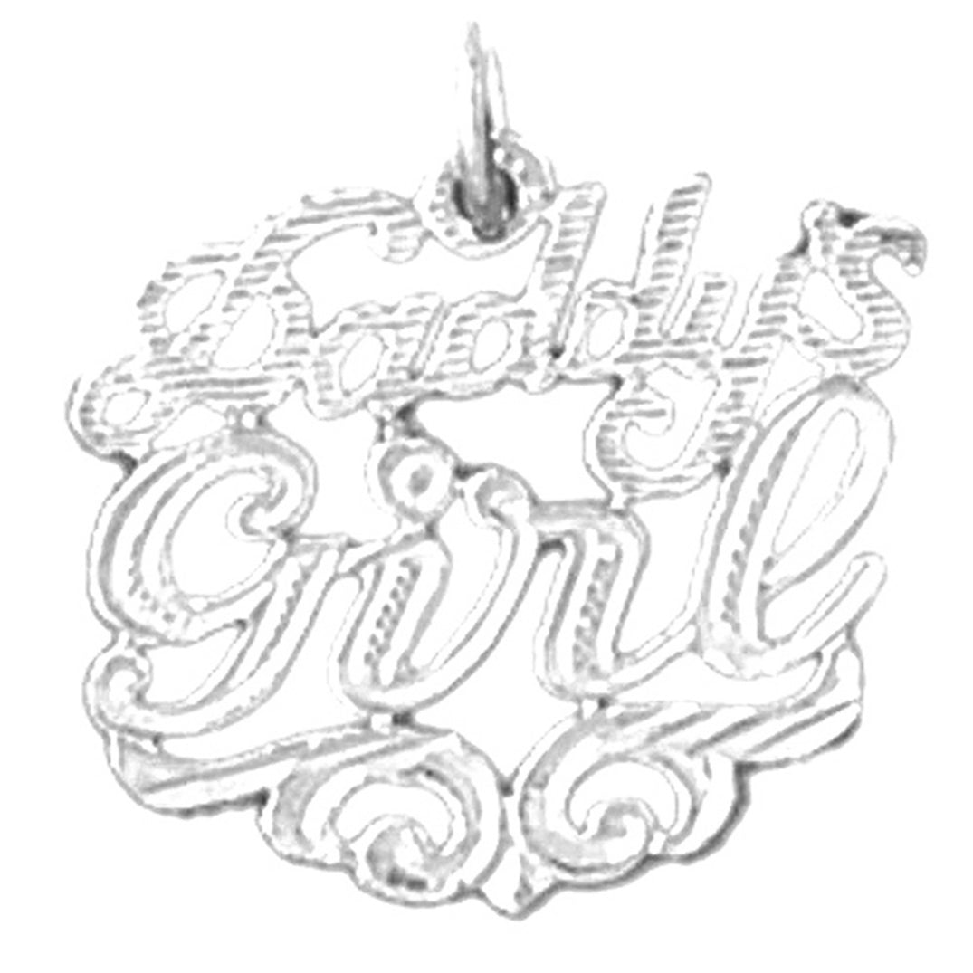 Sterling Silver Daddy's Girl Pendant