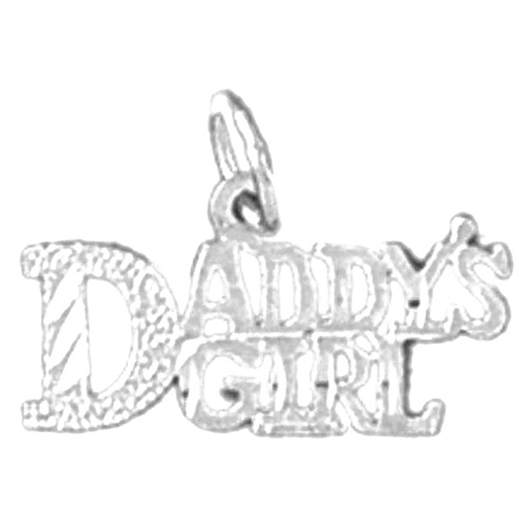 Sterling Silver Daddy's Girl Pendant