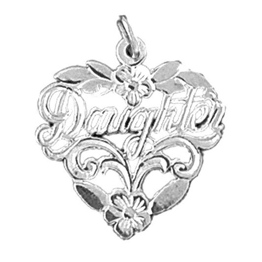 Sterling Silver Daughter Pendant