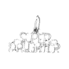 Sterling Silver Super Daughter Pendant