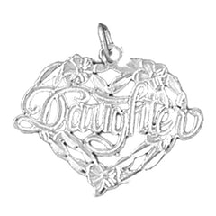 Sterling Silver Daughter Pendant