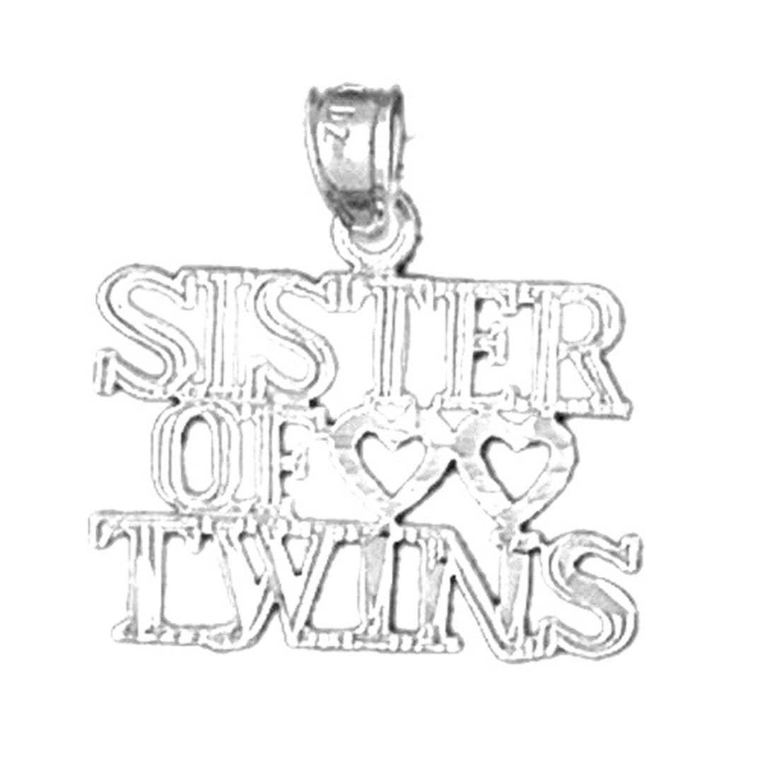 Sterling Silver Sister Of Twins Pendant