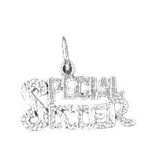 Sterling Silver Special Sister Pendant