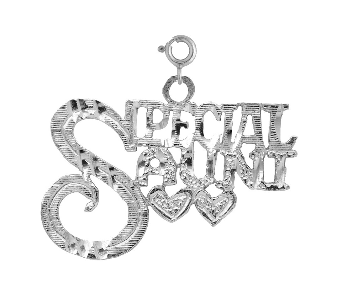 Sterling Silver Special Aunt Pendant