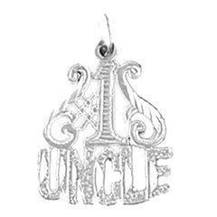 Sterling Silver #1 Uncle Pendant