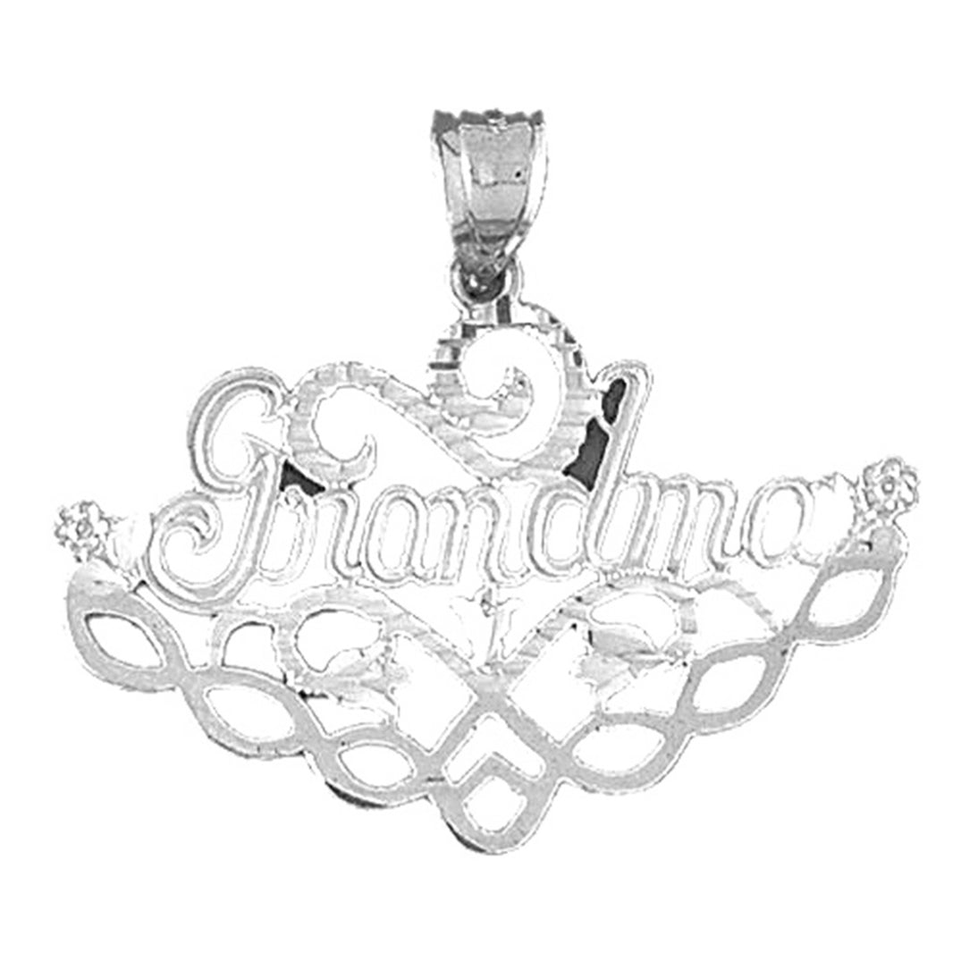 Sterling Silver Grandma Pendant