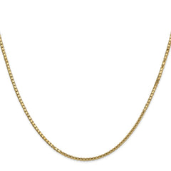 14K Yellow Gold 1.5mm Box Chain