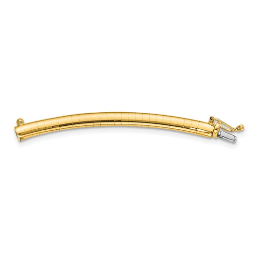 14K Yellow Gold 4mm Lightweight Omega 2in Extender Chain