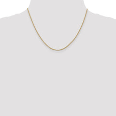 14K Yellow Gold 1.8mm Forzantine Cable Chain