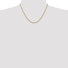 14K Yellow Gold 2.8mm Spiga Chain