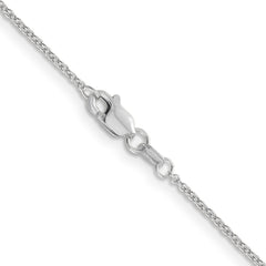 14K White Gold 1.2mm Cable Chain