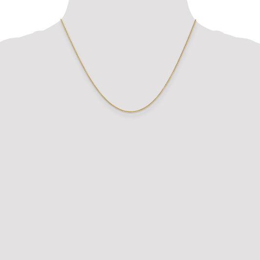 14K Yellow Gold 1.2mm Cable Chain
