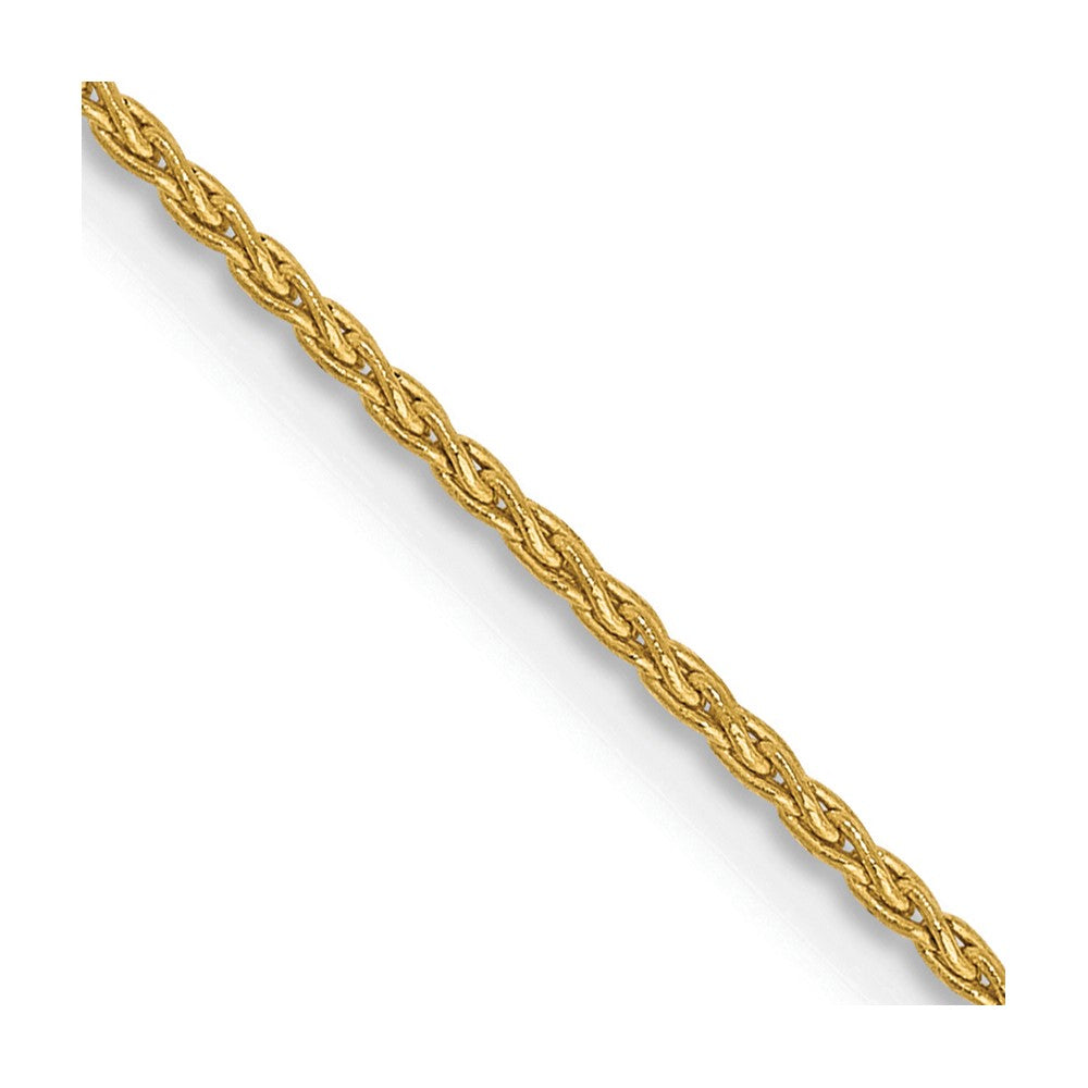 14K Yellow Gold 1.2mm Parisian Wheat Chain