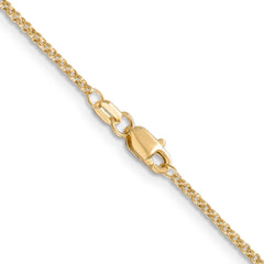 14K Yellow Gold 1.55mm Rolo Pendant Chain
