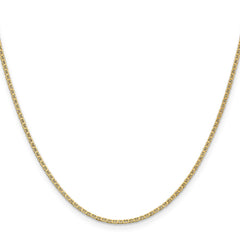 14K Yellow Gold 1.5mm Lightweight Flat Anchor Link Pendant Chain