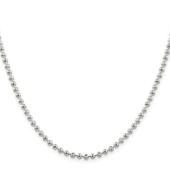 Sterling Silver 3mm Bead Chain