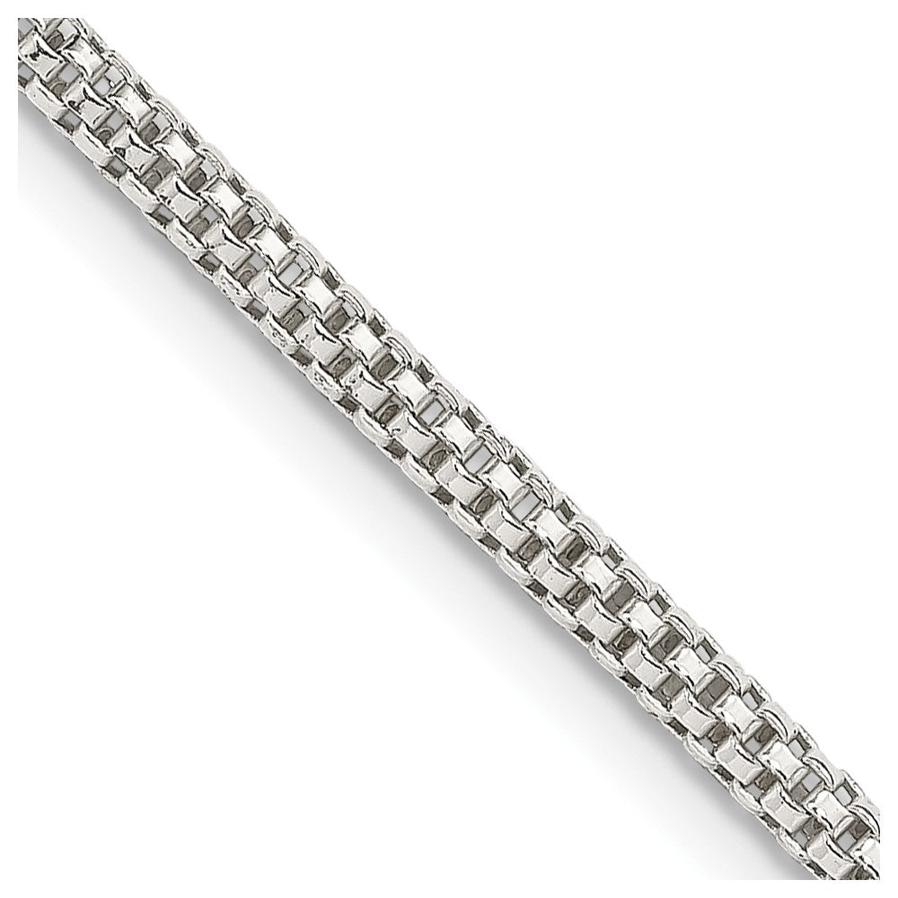 Sterling Silver 2.4mm Corona Chain