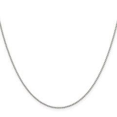 Sterling Silver 1.25mm Beaded Chain