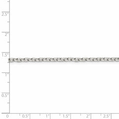Sterling Silver 2.75mm Diamond-cut Cable Chain