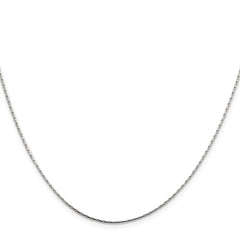 Sterling Silver 1mm Oval Box Chain