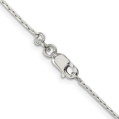 Sterling Silver 1mm Oval Box Chain