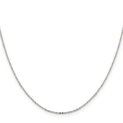Sterling Silver 1.15mm Flat Cable Chain